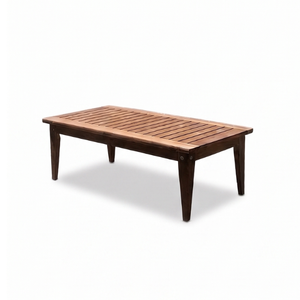 New Modern Minimalist Solid Teak Wood Outdoor Garden Furniture <b>Sofa</b> Set Natural Brown Finish For Patio Balcony And Exterior - Product Image 4