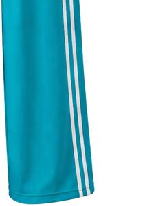 กางเกงวอร์มขายาวสีฟ้าเทอร์ควอยซ์พร้อมแถบสีขาวด้านข้างผู้หญิงลำลองทรงหลวมเอวยางยืดสตรีทแวร์จ็อกเกอร์กางเกงออกกำลังกาย - Product Image 4
