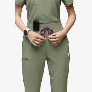 Pantalon de travail pour femmes, coupe ajustée, qualité supérieure, 100% polyester, prix d'usine, vente en gros OEM personnalisée - Product Image 6