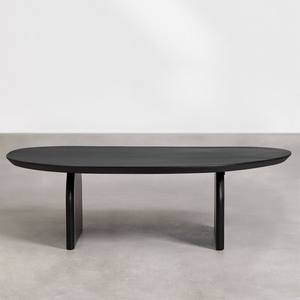 Table basse Vandana Grand Radiant en bois de manguier 135x80 cm - Product Image 4