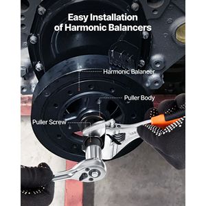 Kit di Strumenti per l'Installazione e la Rimozione di Bilanciatori Armonici in Acciaio di Grado Industriale per Facile Installazione e Rimozione - Product Image 4