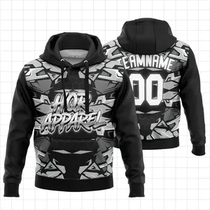 Sudadera con Capucha para Hombre, Invierno, Forro Polar de 450 g/m², Corte Regular, Estilo Urbano, Bolsillo Delantero con Logotipo, Antiencogimiento, Tejido Grueso - Product Image 2