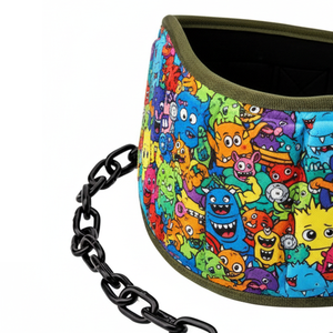 Ceinture de soutien lombaire pour haltérophilie, ceinture de dips en néoprène avec chaîne pour entraînement de gym, ceintures de dips Anime pour soulevé de terre - Product Image 3