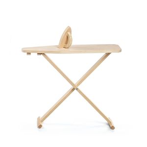 Mesa de planchar de madera hecha a mano, duradera, para un mantenimiento eficiente de la ropa y espacios organizados - Product Image 1