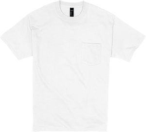 Camiseta de Cuello Redondo para Hombre, 270 g/m², 100% Algodón, de Alta Calidad, con Bolsillo, Logotipo Personalizado, Unisex, para Verano - Product Image 3