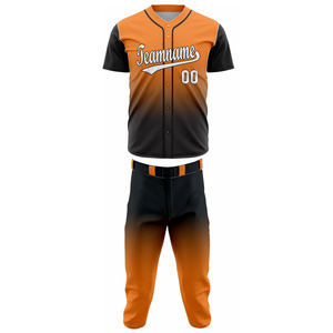 Ensemble uniforme de baseball de haute qualité, tissu respirant, maillot et pantalon de baseball personnalisés pour équipes professionnelles, en vente en ligne - Product Image 2