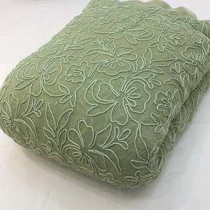 Tissu brodé africain de qualité supérieure, tissu en georgette à fils multiples pour robes de femmes, kaftans et vêtements de mode - Product Image 2