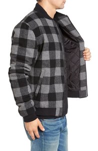 Winter <b>Men's</b> Casual <b>Long</b>-sleeved <b>Jackets</b> for Young <b>Men</b> with Wrist Embroidery Stand Collar Zipper Closure OEM Service Front Logo - Product Image 2
