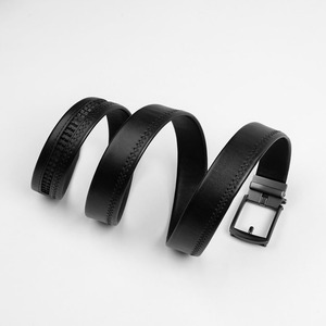 TST 3103.1 Cinturón vintage de cuero suave de primera calidad para hombre con hebilla de acero - Product Image 5