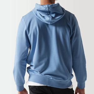 Sudadera con Capucha de Felpa 100% Algodón de Alta Calidad para Hombre, Sudadera con Patrón Sólido, Tejido Grueso para Invierno - Product Image 3