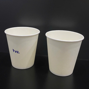 Nouvelle conception 2026 – Gobelets en papier jetables à paroi simple pour café et thé à emporter – Produit écologique – 6oz, 9oz, 12oz – Tasse de voyage pour café - Product Image 3