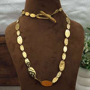 Golden Statement Necklace Women Long Layered Chain Minimalist Bohemian Jewelry | Everyday Elegant Gift for Her - Product Image 5