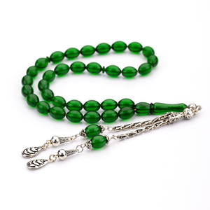 Chapelet de prière islamique en résine écologique avec perles d'ange, vente en gros - Product Image 1