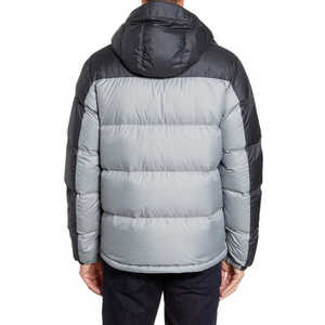 Unisex High Quality Stand Collar Puffer Jacket for Cold Weather Winter <b>Bubble</b> <b>Coat</b> 100% Nylon Canvas Fabric Patchwork High - Product Image 2