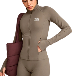 Chaqueta Deportiva Casual para Mujer, Ligera, Elástica, con Cierre, para Entrenamiento, Running, Fitness y Actividades al Aire Libre - Product Image 1