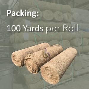 Malla de Yute Biodegradable de 54 Pulgadas de Ancho y 300 Gsm para Control de Erosión y Protección de Taludes, Goodman Global Bangladesh - Product Image 2