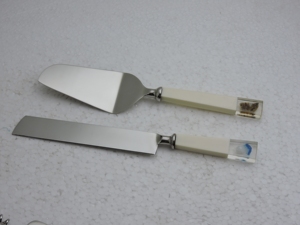 ชุดไม้พายเค้กสแตนเลส 2 ชิ้น รูปทรงสี่เหลี่ยมผืนผ้า ล้างมือเท่านั้น - Product Image 4