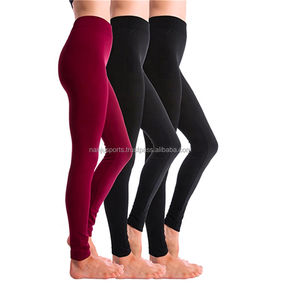 Mallas de entrenamiento de gimnasio y Yoga de alto rendimiento para mujer, cintura media ajustada en varios colores, tela de punto de estilo informal transpirable - Product Image 3