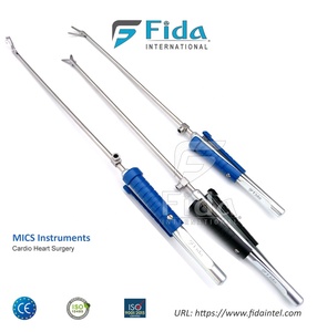Instrumentos de Cirugía Cardíaca Mínimamente Invasiva de Acero Inoxidable de Alta Calidad Personalizados, Forma de V, 5.0 mm, MICS - Product Image 3