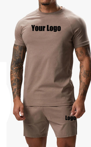 Ensembles deux pièces pour hommes : shorts et t-shirts noirs, design personnalisé, qualité supérieure, ensemble t-shirt et short, ensemble oversize vierge - Product Image 5