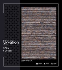 Elegante Revestimiento de Pared de Porcelana de Alta Profundidad 300x600mm 30x60cm 12x24 Mate Texturizado Decorativo - Product Image 5