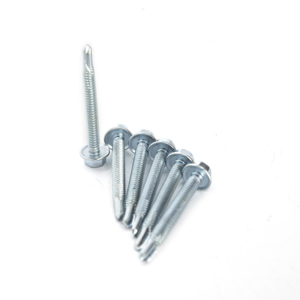 Tornillos Autoperforantes de Cabeza Hexagonal de Acero al Carbono Premium (Métrico/Pulgadas) con Recubrimiento de Zinc Clase 8, Resistentes a la Corrosión y de Alta Resistencia - Product Image 4