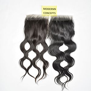 Cabello Humano Natural Virgen con Cutícula Alineada, Trama Genius, Cierre de Encaje HD 6*6, Ondulado, de Templo Indio Negro, Venta al por Mayor, Proveedor Económico - Product Image 4