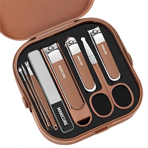 Anti-Splash Stainless Steel <b>Nail</b> Clipper Set Wide Jaw Opening Exquisite Carrying Box High-End Professional <b>Nail</b> <b>Tool</b> for Home - Product Image 6