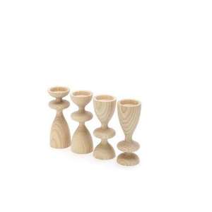 Nouveau porte-bougie en bois pour mariage, événements festifs, fêtes, fait main, style rustique, support pour bougies chauffe-plat, décoration de table pour la maison - Product Image 5