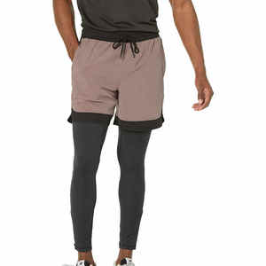 Leggings de compression pour hommes avec logo personnalisé, pantalons de sport à séchage rapide pour la course et le fitness, fournisseur en gros - Product Image 4