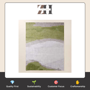 TENCEL Lyocell Handloomed Area <b>Rug</b> <b>Abstract</b> Textured Handmade Floor <b>Rug</b> Wholesale Supplier - Product Image 6