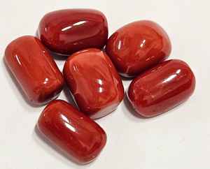 Coral Rojo Natural Italiano Mediterráneo en Forma de Cabujón, Mejor Color, Calidad Fina, Gema Suelta para Joyería - Product Image 3