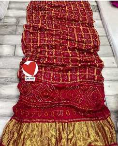 Ghatchola Bandhani Rajasthani para Mujer |   Proveedor de Dupattas Tie-Dye de Primera Calidad - Product Image 3