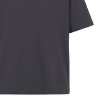 T-shirt vintage noir pour homme en coton premium, col rond, manches courtes, décontracté, effet délavé, vierge pour impression, vente en gros OEM