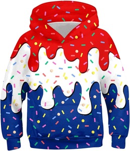 Sweat-shirt à capuche personnalisé pour enfants, motif dessin animé, athlétique, sublimation, pull-over - Product Image 5