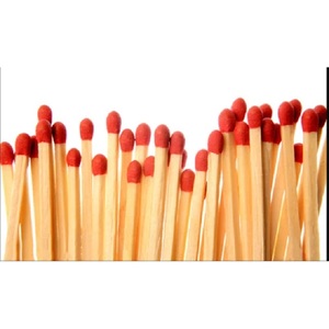 Boîte d'allumettes en bois classique de haute qualité, imprimée sur mesure, avec bâtonnets de cire colorés, écologiques, pour bougies, hôtels et cuisines - Product Image 4
