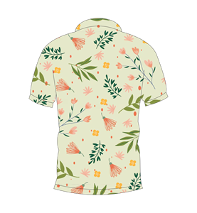 เสื้อโปโลพิมพ์ลายดอกไม้ลำลองสำหรับบุรุษแขนสั้นแฟชั่นฤดูร้อนเสื้อยืดคอปกปุ่มเสื้อยืดกอล์ฟ - Product Image 5