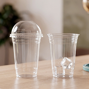 Wholesale 95mm Clear <b>Plastic</b> <b>Cup</b> With Lid PP Round Disposable <b>Cup</b> For Cold <b>Drinks</b> Iced Coffee And Tea - Product Image 1