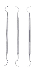 Sondes d'exploration dentaire double face moletées en acier inoxydable – Outils d'examen buccal – Nouvelle édition – Explorateurs dentaires - Product Image 3