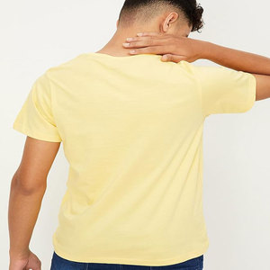 Camiseta personalizada Oversize Drop Shoulder Hombres Manga corta 260 Gsm Camiseta Boxy Screen Print Listo para enviar - Product Image 5