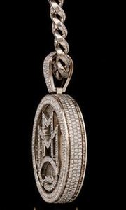 Round <b>Rhinestone</b> Letter M Brooch Alloy Fashion Pin <b>Jacket</b> Accessory Gift - Product Image 5