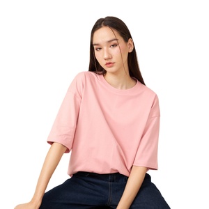 Tùy Chỉnh Quá Khổ Phong Cách Cổ Điển Của Phụ Nữ T-Shirt Dtg Dtf In Thêu Đường Phố Mặc Cộng Với Kích Thước Jersey Vải Made Thái Lan - Product Image 1