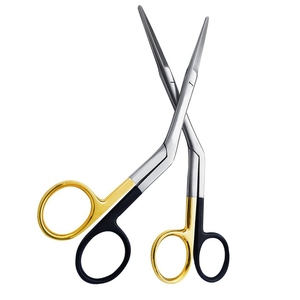 Ciseaux à amygdales à pointe en acier au carbone (TC), instruments chirurgicaux manuels en acier inoxydable, ciseaux dentaires TC à vendre - Product Image 1