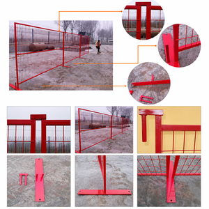 Panneau de clôture en treillis soudé temporaire robuste galvanisé pour chantier de construction en Australie, barrière de sécurité pour usage extérieur - Product Image 4