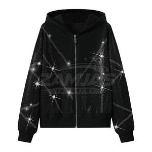 Survêtements en strass de couleur unie pour adultes, style streetwear, taille personnalisée, dernier design, survêtements en strass pour hommes - Product Image 2