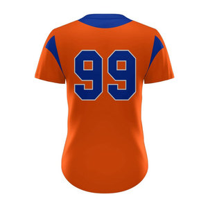 Uniforme de softball de qualité supérieure pour femmes, respirant, léger, confortable, tissu absorbant la transpiration, durable, 100% polyester - Product Image 3