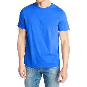 T-shirt uni pour homme Crew Fitness, 100% coton, blancs pour sublimation, impression de logo personnalisée - Product Image 1