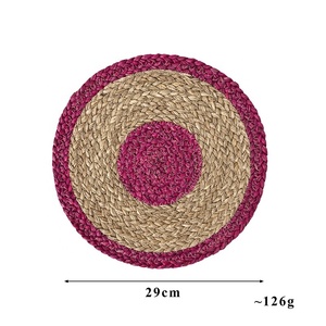 Vietnam Wholesale Bamboo Seagrass Table <b>Mat</b> and Placemat Multi-Color Home Table Decor - Product Image 5
