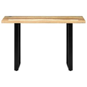 Tavolo da pranzo in legno massello 47.2 \ "x23.6 \" x29.9 \ "-eleganti mobili in legno - Product Image 2
