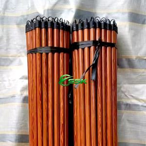 High Quality Ergonomic Lightweight 2-in-1 Wooden <b>Mop</b> Broom Flagged Bristles Soft Waterproof Eco-Friendly Toilet Furniture - Product Image 6